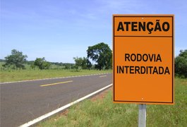 PRF alerta sobre interdição de trecho da BR 101 em Flexeiras