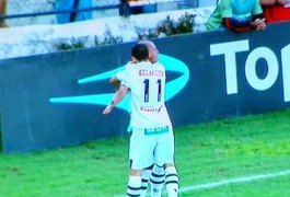 ASA abre o placar contra o Fortaleza no Fumeirão, em Arapiraca