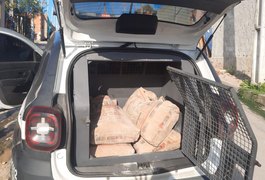 Homens suspeitos de furtar cimento são presos pela PC na Barra de São Miguel