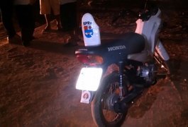 BPRv localiza motocicleta com queixa de roubo no bairro Canafístula, em Arapiraca