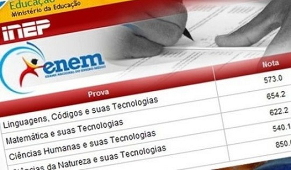 Antecipado: notas do Enem devem ser divulgadas na próxima quarta-feira