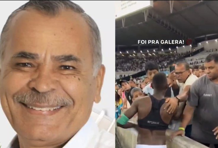 Ex-deputado, Tarcizo Freire viraliza ao aparecer ‘tietando’ jogador do Vasco