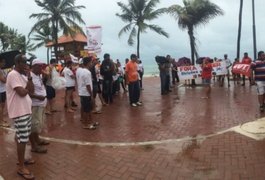 Chuva faz movimentos sociais adiarem ato contra Michel Temer em Maceió
