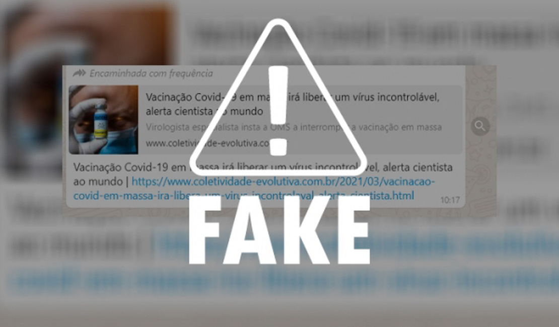 Fala de virologista compartilhada nas redes distorce fatos sobre a vacinação da Covid-19