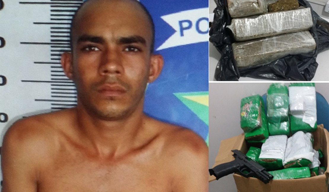 Casal é autuado por tráfico de drogas em Maceió