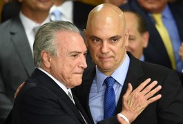 Temer pode inficar hoje Alexandre de Moraes para o STF