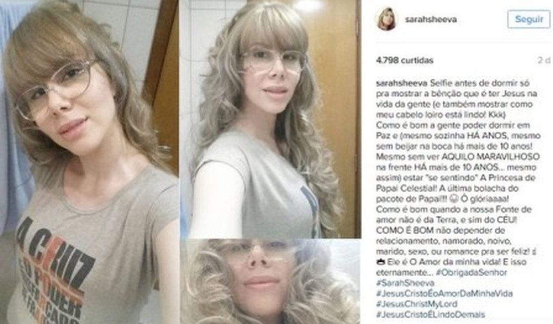 Sarah Sheeva procura um marido e está há 10 anos 'sem ver aquilo maravilhoso’