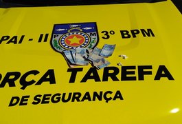 Força Tarefa prende suspeito de tráfico de drogas, em Arapiraca