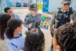 PM de Alagoas promove Operação Paz nas Escolas e apresenta campanha 'Viu. Denunciou. Protegeu'