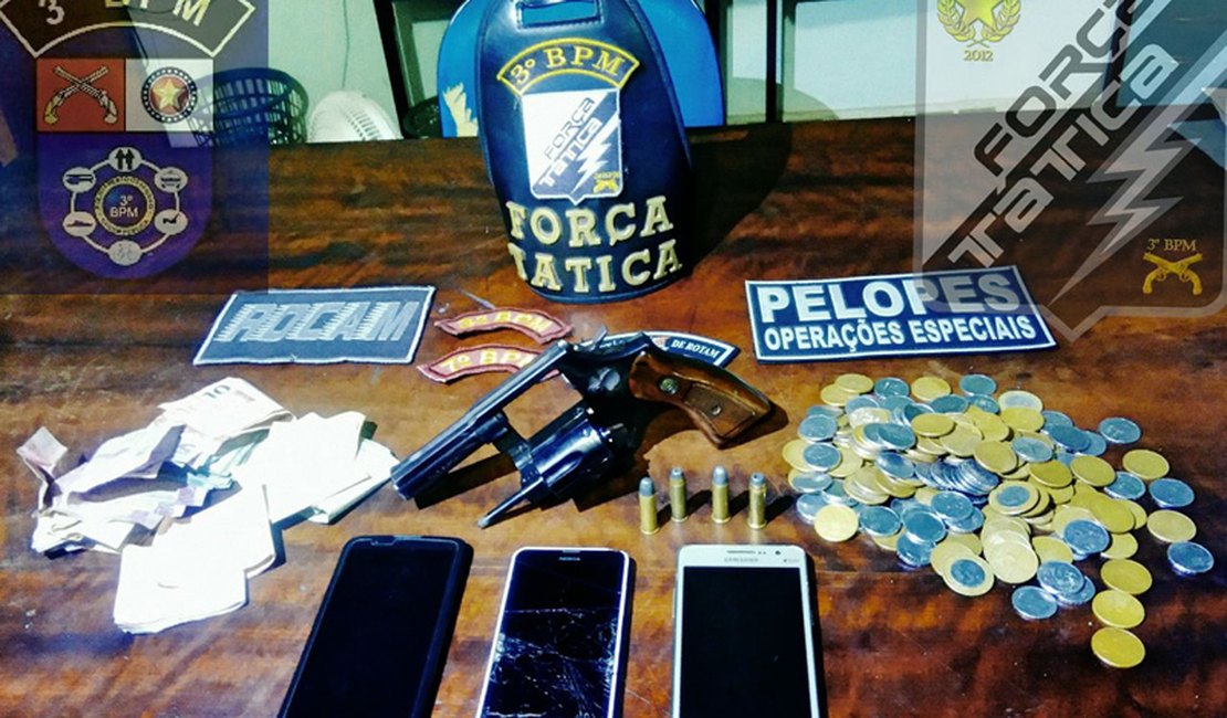 Polícia Militar prende suspeitos de cometerem assalto na Vila Canaã, em Arapiraca