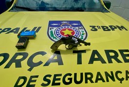 Homem é preso com arma de fogo após efetuar disparos em via pública na zona rural de junqueiro