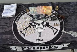 PM apreende armas e drogas na capital e no interior de Alagoas