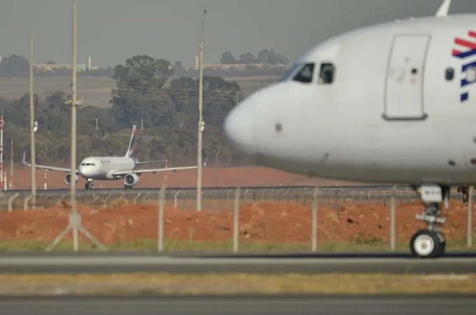Após ameaça de bomba, voo da Latam de Brasília a São Paulo é adiado