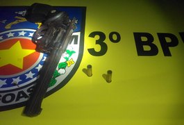 Suspeito de atirar em via pública é detido na zona rural de Feira Grande