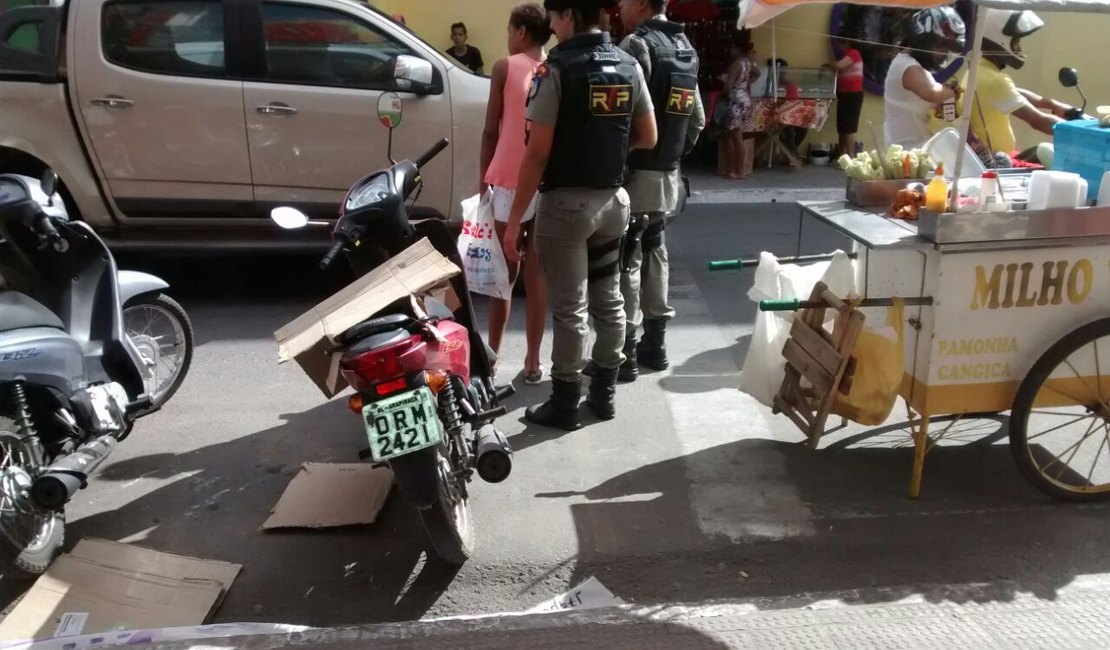 Menor é apreendida em flagrante após furtar produtos em loja no Centro de Arapiraca