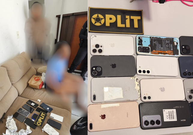 Casal é preso com 16 celulares após rastreamento de aparelho furtado em Maceió