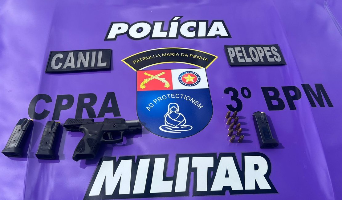 Homem é preso após invadir 3º BPM para ameaçar ex-companheira em Arapiraca