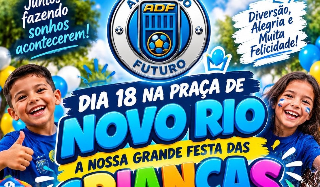 Atletas do Futuro prepara festa para as crianças e promove torneio interno no Agreste