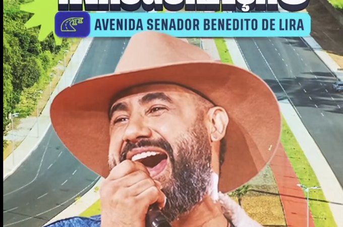 Raí Saia Rodada tocará na inauguração da nova etapa da Marginal do Riacho Piauí no dia 7 de junho, em Arapiraca