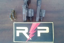 Polícia prende homens armados no centro de Arapiraca