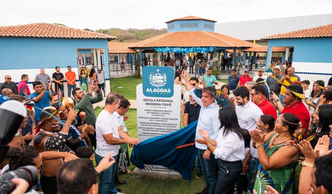 Governo Paulo Dantas inaugura escola indígena após 36 anos de espera em São Sebastião