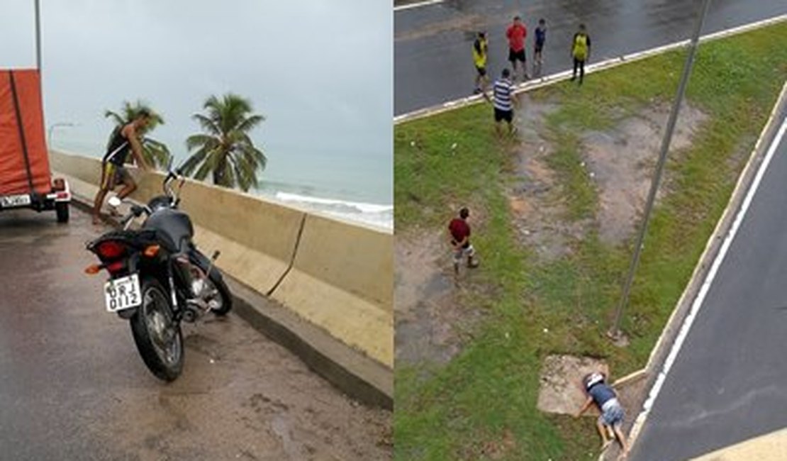 Homem morre ao perder o controle da moto e cair de viaduto na AL 101