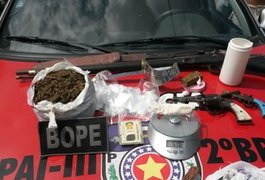 Polícia prende grupo suspeito de tráfico de drogas em Murici