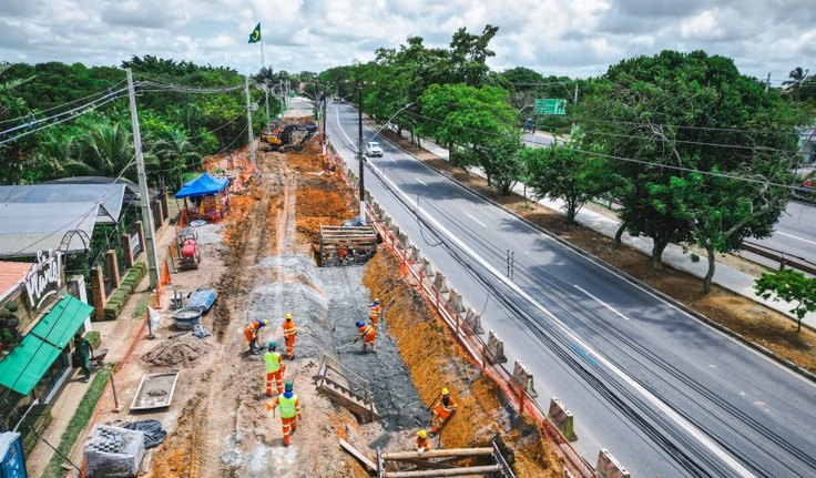 Obras de infraestrutura avançam por toda Maceió