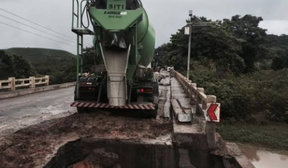 DER/AL afirma que nenhuma rodovia estadual foi interrompida pelas chuvas