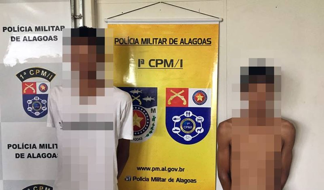 Menores são apreendidos após arrombar residência no interior de Alagoas