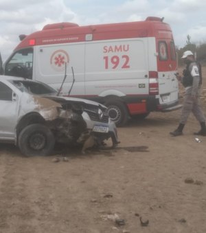 Acidente envolvendo veículo de passeio deixa uma pessoa morta na zona rural de Girau do Ponciano