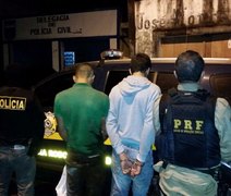Quadrilha é presa momentos depois de praticar assalto na BR-104, em AL