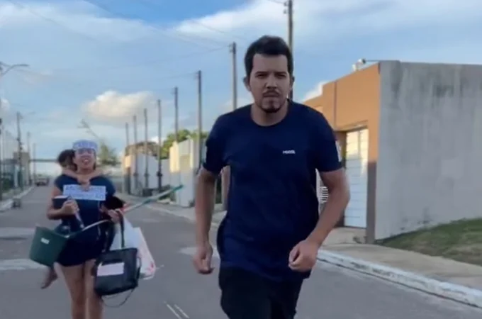 Casal de Arapiraca viraliza com vídeo sobre colaboração familiar