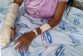 Assaltantes invadem casa de idosa de 90 anos e esganam e agridem ela com barra de ferro no Agreste de Alagoas