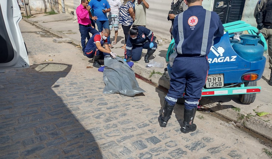 Entregador de gás é assassinado a tiros em Arapiraca