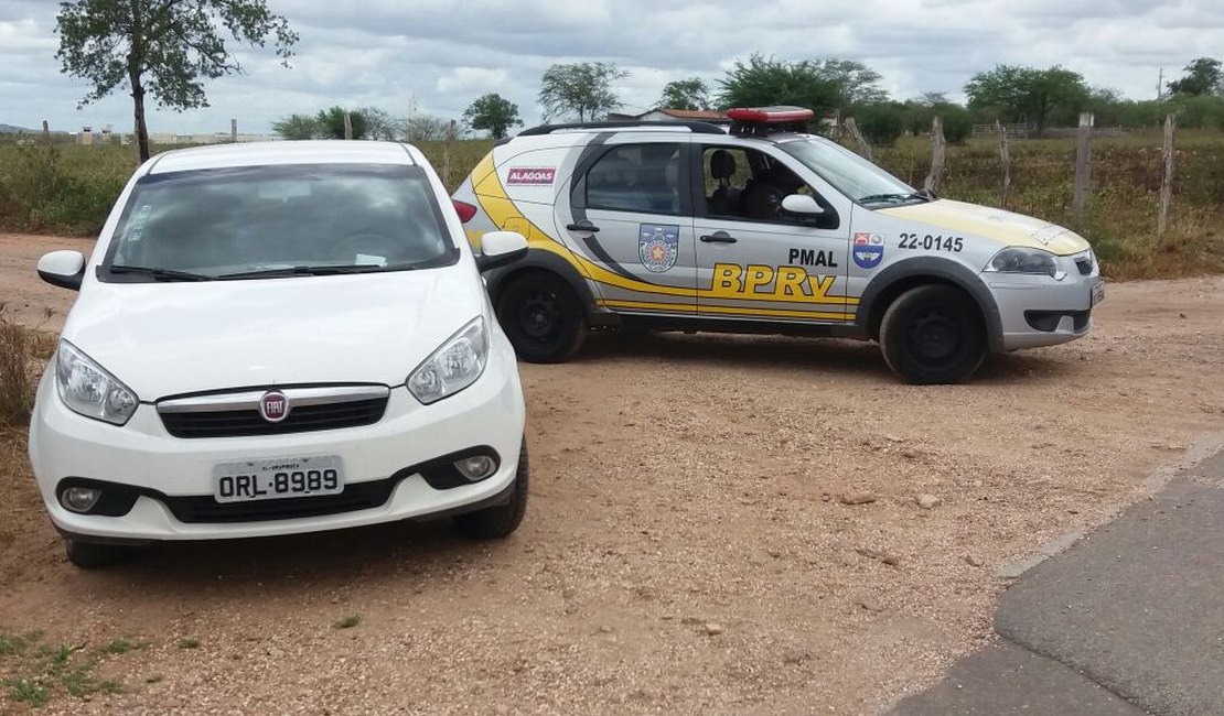 BPRv recupera veículo roubado durante blitz na Rodovia AL 220