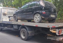 Ação policial recupera carro roubado no interior de Alagoas