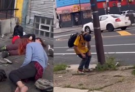 Vídeo impressionante: Pessoas viram 'zumbis' com efeito de droga que toma conta dos EUA