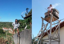 Nordestina das fotos exóticas é transformada no programa Hora do Faro