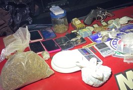 Após rastreio de celular, PM prende quatro suspeitos de tráfico e roubos