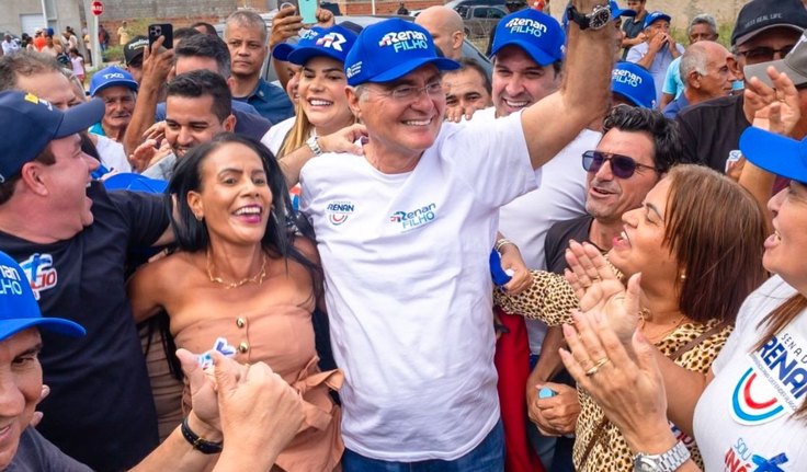 Renan Calheiros lidera disputa ao Senado no primeiro e segundo votos, aponta Falpe