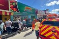 Telhado de hortifruti desaba durante obra no Centro de Arapiraca e deixa dois feridos
