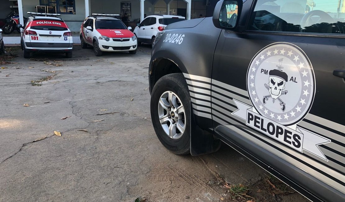 Operação conjunta da PM e PC prende três suspeitos de vários crimes em Lagoa da Canoa