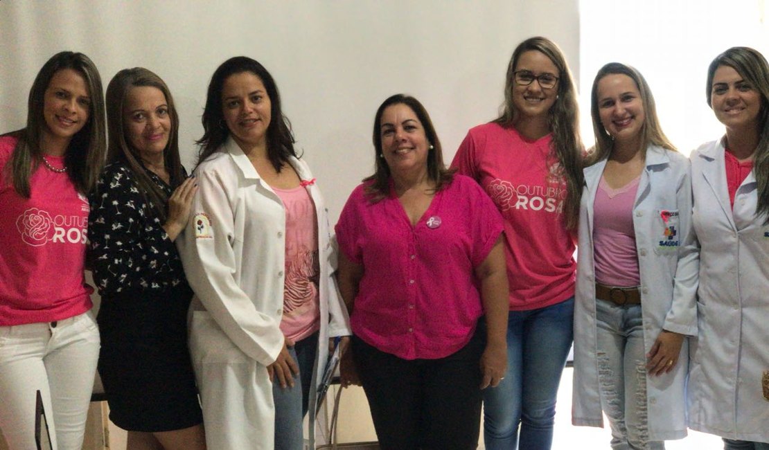 Outubro Rosa emociona e alerta mulheres na Pestalozzi Arapiraca