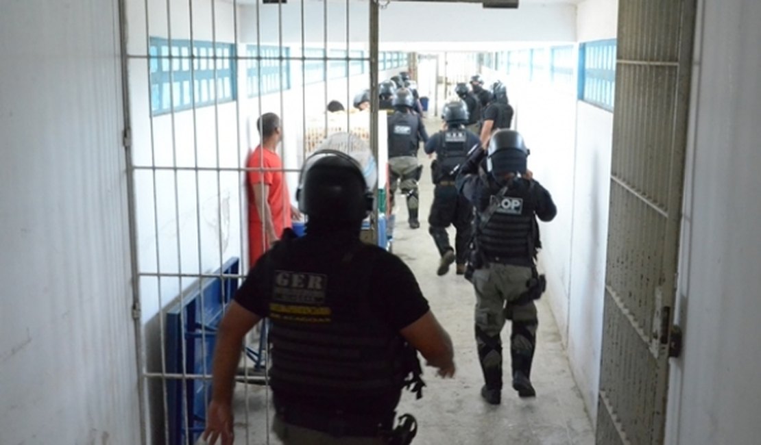 Número de fugas no Sistema Prisional de Alagoas cai 34% em 2017