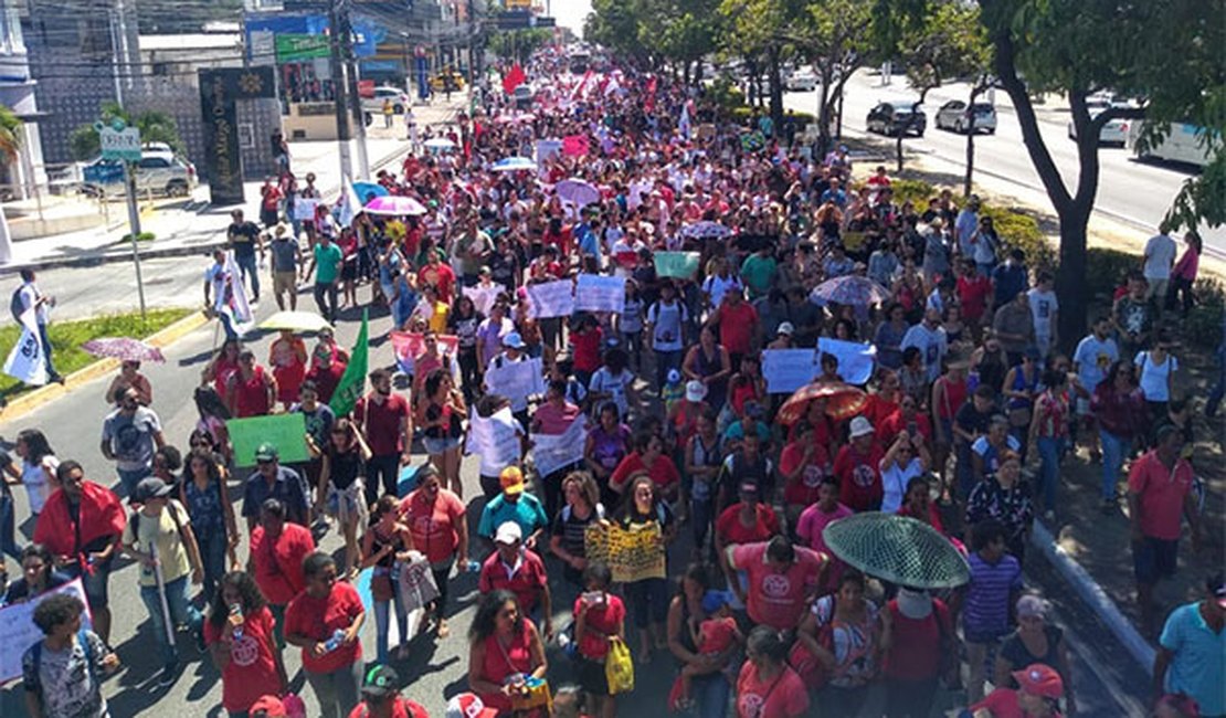 Centrais sindicais em Alagoas se preparam para greve geral na sexta-feira (14)