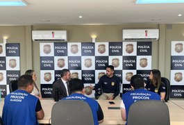 Operação resulta na suspensão das sedes utilizadas no golpe do falso financiamento, em Alagoas