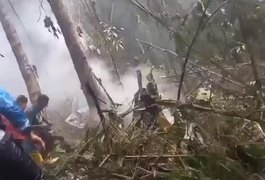 Nove militares morrem após queda de helicóptero na Colômbia