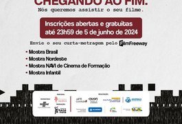 Faltam 7 dias para o encerramento das inscrições da 3ª edição do Festival de Cinema de Arapiraca