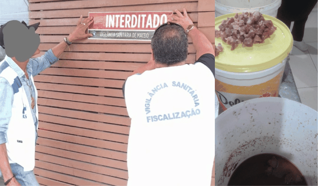 Restaurante é interditado no Farol por falta de alvará sanitário e condições insalubres